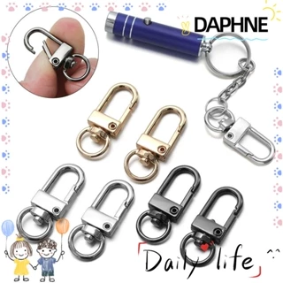 5PCS Metal Bags Buckle Lobster Clasps Collar Buckle Split Ring Collar  Carabiner Snap Hook DIY KeyChain Bag Part Outdoor Tools