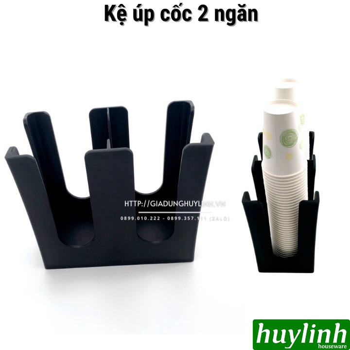 Cup Upside-Down Tray With 2 Vertical Compartments - PP Plastic Cup ...
