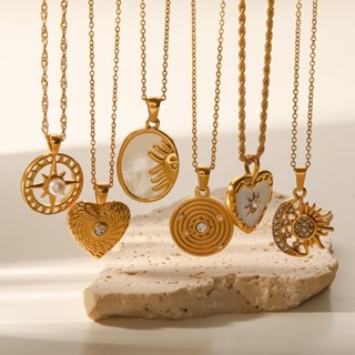 Gold plated sale coin pendant