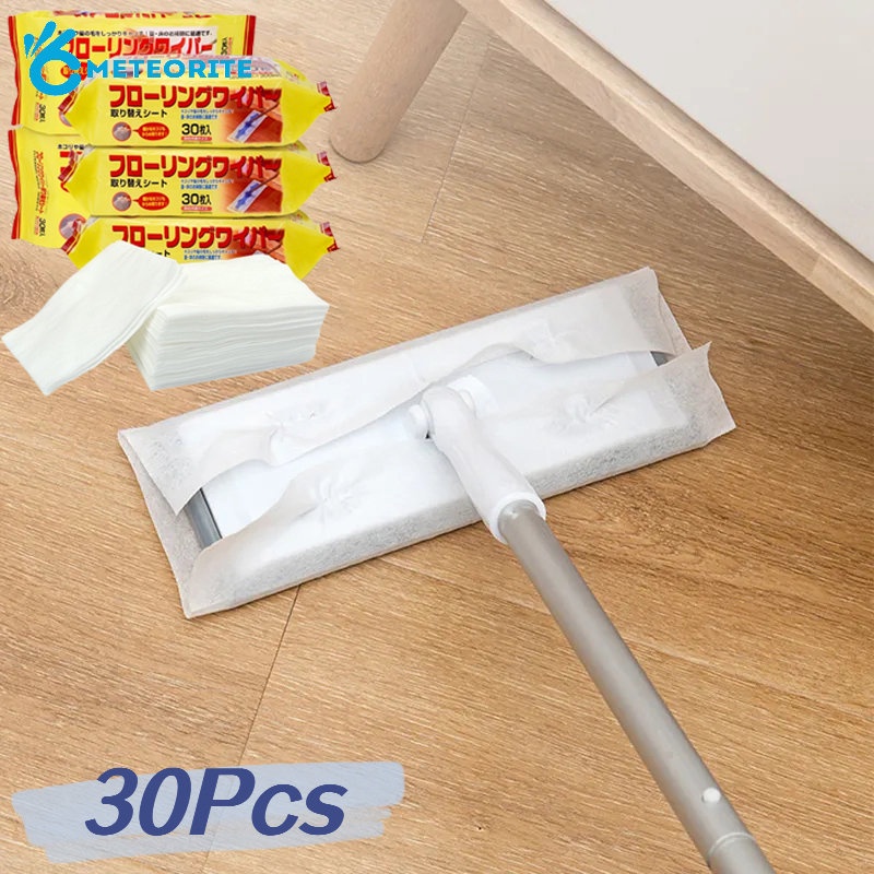30Pcs/Bag Disposable Flat Swivel Mop Dedusting Papers/ Household Non ...