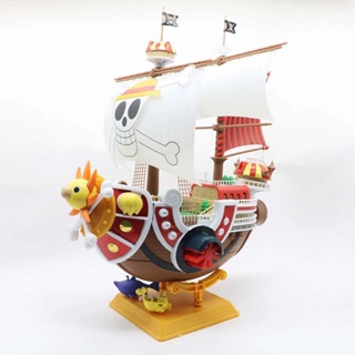 One Piece Action Figures - Floating Merry Thousand Sunny Barco Fluid Drift  3D Ship Bottle