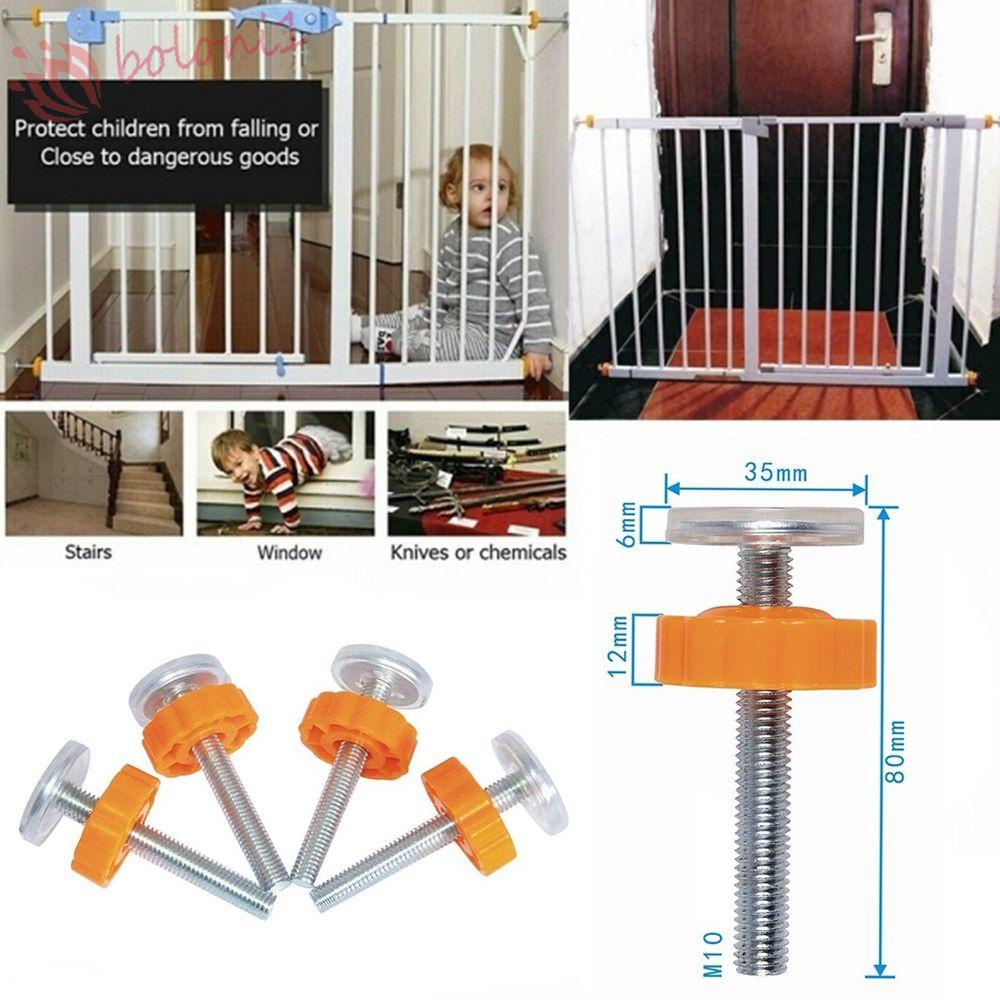 [Ready Stock] Baby Gate Bolts Doorways Baby Safe Screws/Bolts With