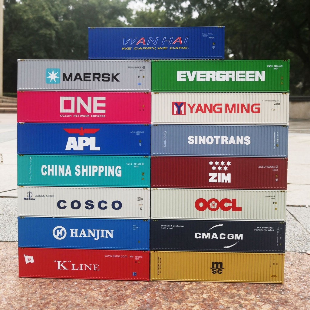 1:87 Simulation Container Model 1333.32cm Container Model Container ...