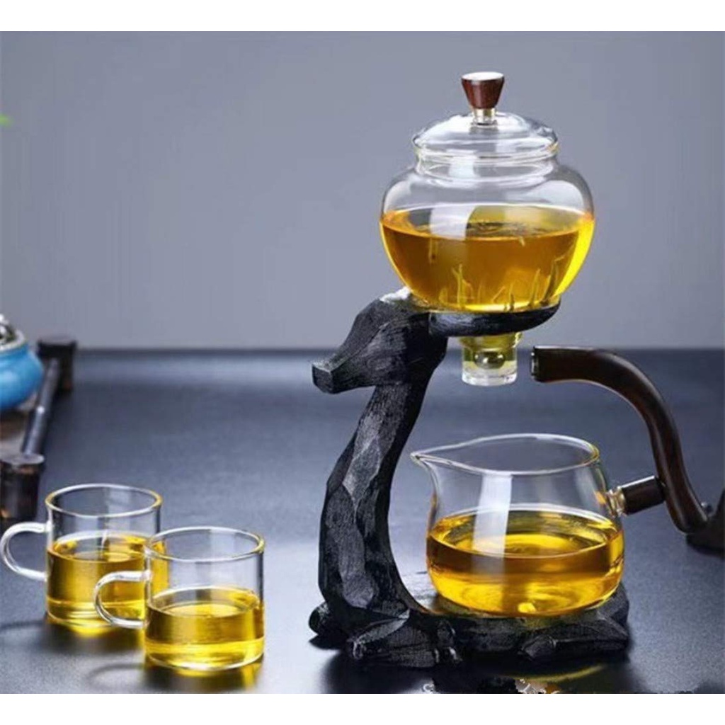 Heatresistant Glass Teapot Deer Borosilicate Glass Teapots Set With