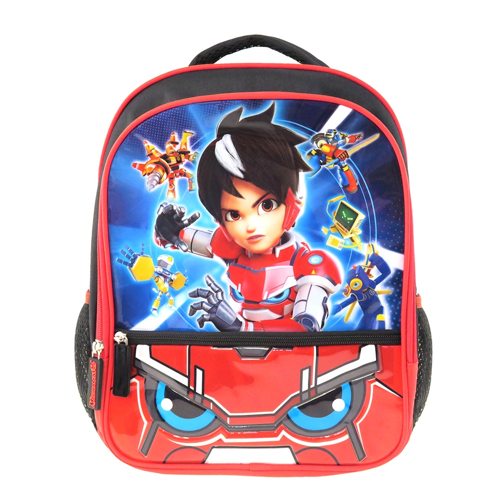 Mechamato Character Pre-School Bag With Flash Light (8456) | Shopee ...