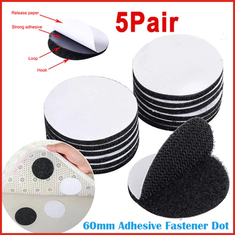 10/15/20/25mm Round Adhesive Hook and Loop Dots Back Strong Sticky Glue  Hook and Loop - China Velcro and Hook and Loop price