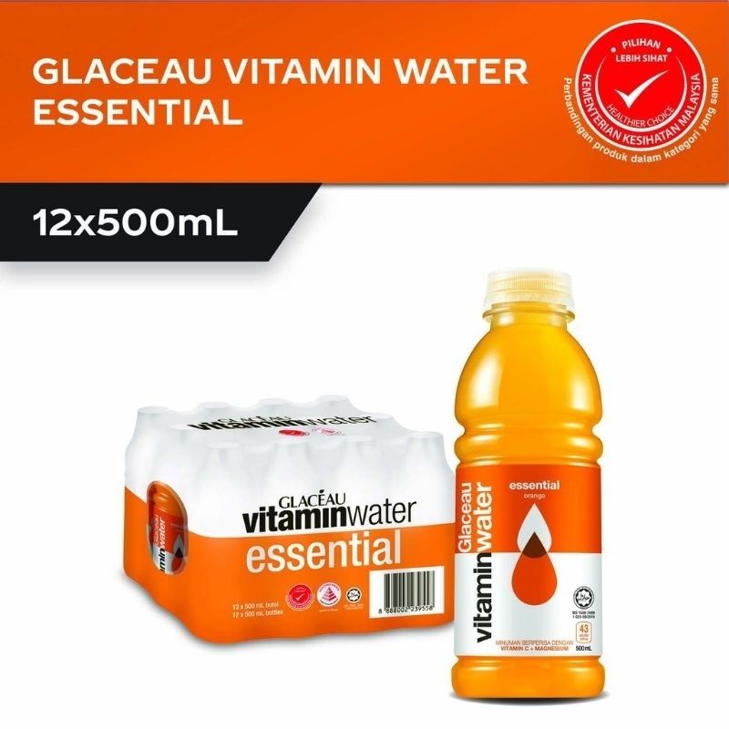 Glaceau Vitamin Water Essential 500ml (Orange) Shopee Singapore