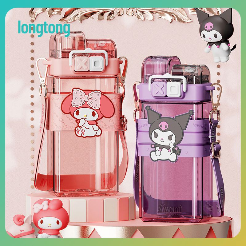 LongTong Sanrio Water Bottle Kawaii High Beauty Cinnamoroll Kuromi ...