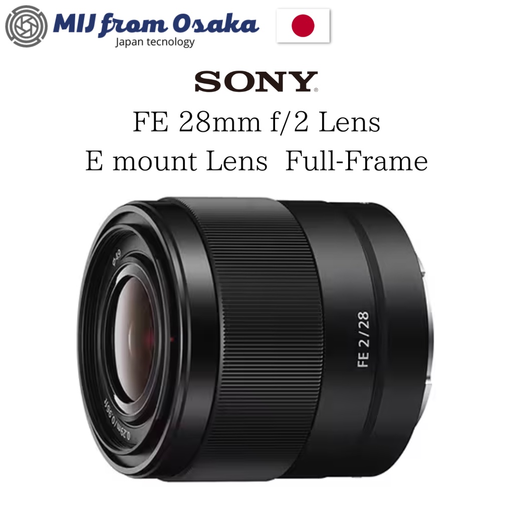 Sony SEL28F20 FE 28mm/F2.0 Prime Lens 35mm Full-Frame E-mount [Direct from  Japan] | Shopee Singapore