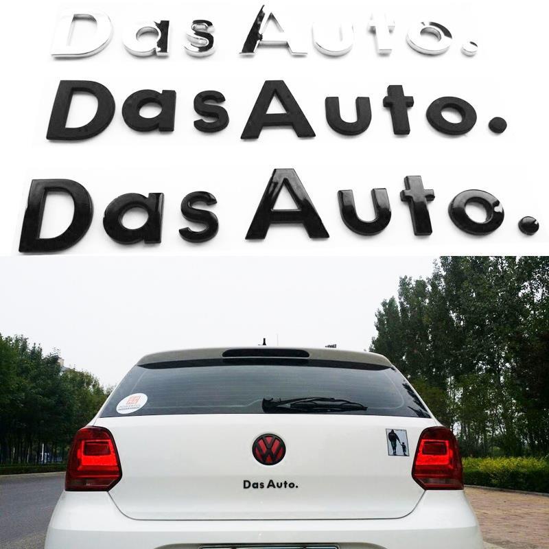 #Creative Choice#Volkswagen DAS AUTO Unique Car Logo Golf Bora CC Magotan Lingdu Anlangyi Rear Letter Sticker