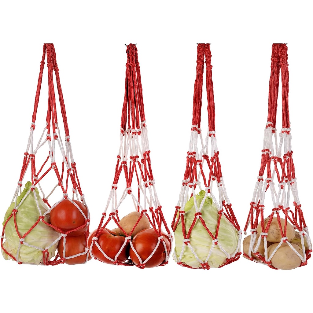 4PCS Chicken Vegetable String Bag, Poultry Fruit Holder Chicken Hanging  Feeder Treat Feeding Tool with Hook for Hens Chicken Coop Toy for Poultry,  Hens, Duck