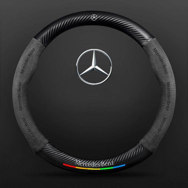 Gloss Black AMG Style Steering Wheel Trim Cover For Mercedes Benz W204 W212 C63 E63 CLA – Direct Replacement