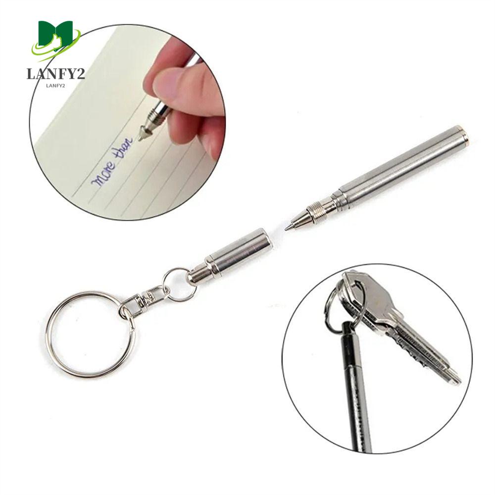ALANFY Telescoping Tool Pen, Stainless Steel Multifunctional Key Ring ...