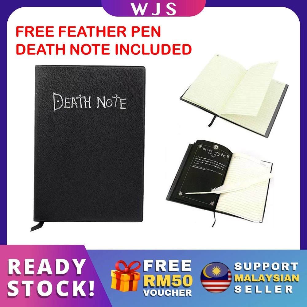 FREE RM50 VOUCHER MLQ Death Note Notebook Manga Anime Otaku Japanese ...