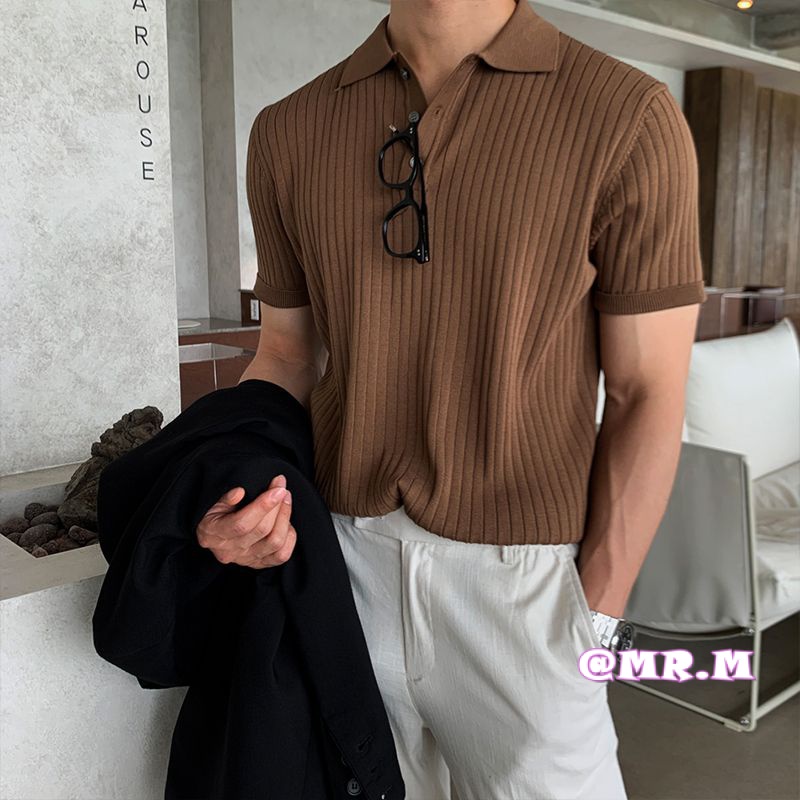 Korean style polo clearance shirt