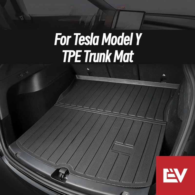 Fit Tesla Trunk Mat Cargo Liner All Weather TPE Mat voor Tesla (Model Y ( Opslag Cargo mat