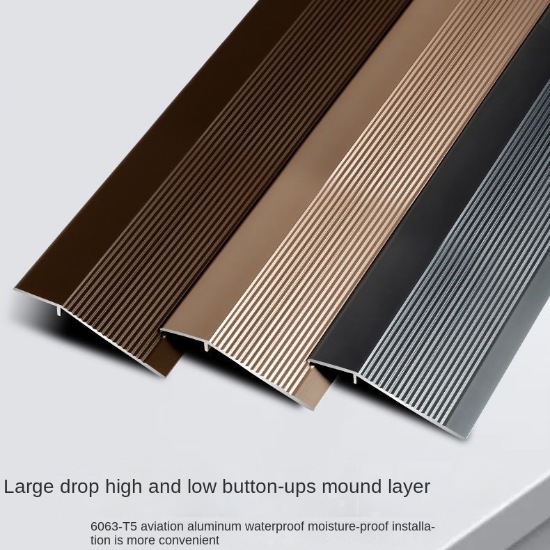 90cm Aluminum Alloy Big Difference Threshold Edge Strip High Low Buckle ...
