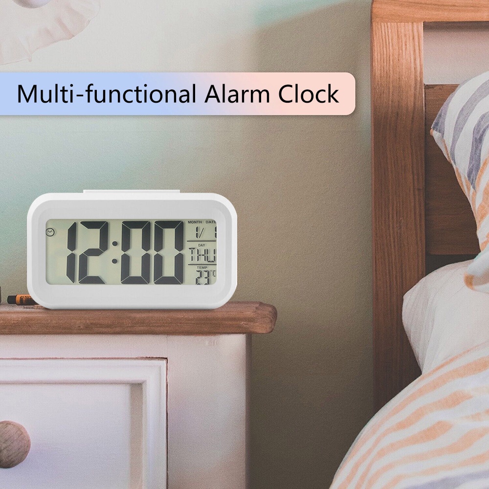 Digital Alarm Clocks with Temperature and Humidity Display Built in