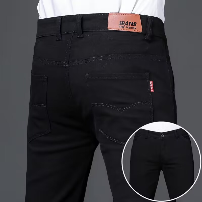 [7 Colors] Men Pants Long Business Casual Work Pants Breathable Thin