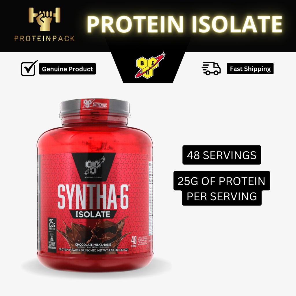 BSN Syntha 6 Isolate Protein (4lbs) | Shopee Singapore