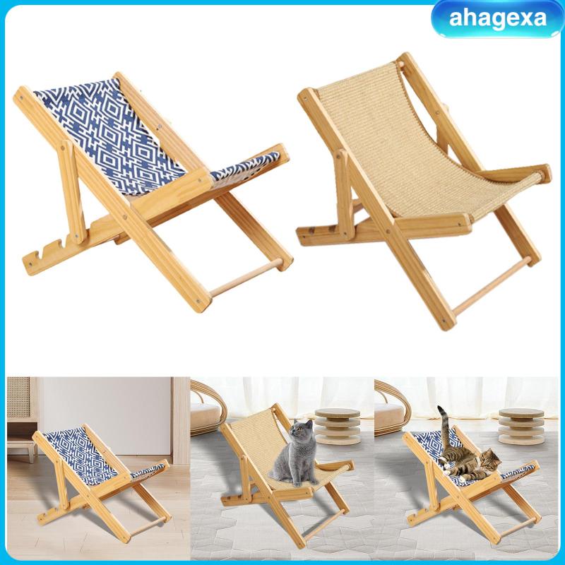 [Ahagexa] Cat Hammock Bed Cat Lounge Chair Resting Large Bearing 10kg