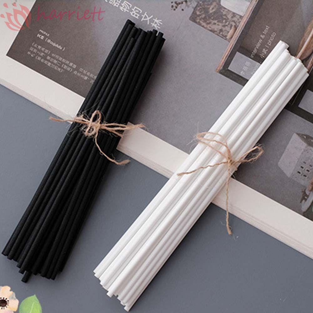 HARRIETT 50pcs Diffuser Sticks Extra Thick Fiber Sticks Diffuser ...