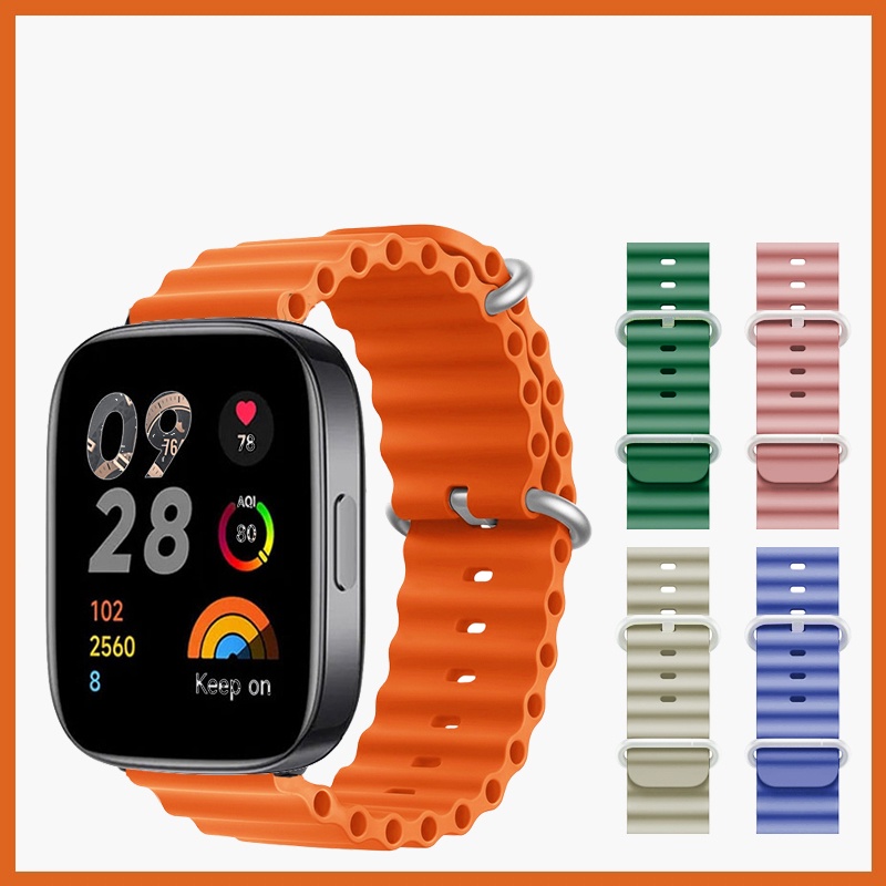 Official same Silicone Wristband For Xiaomi Redmi Watch 3 Bracelet Smart  Watch Replacement Wrist Strap For correa redmi watch 3