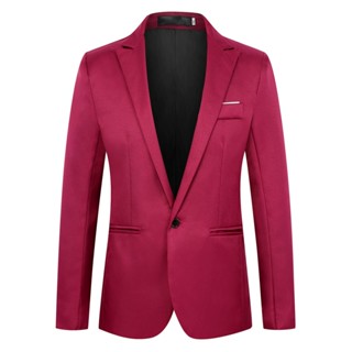 Red slim fit suit on sale jacket