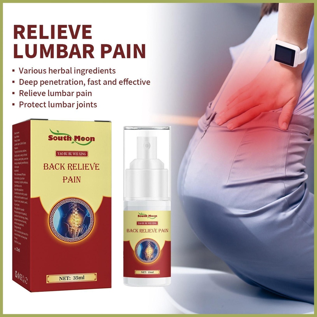 Lumbar Cold Gel Spray Lumbar Pain Relief Herbal Spray Knee Joint ...