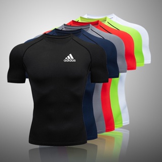 Mava Sports Compression Short Sleeve Shirt for Men - Baselayer Athletic  Workout T-Shirt for Gym Workout