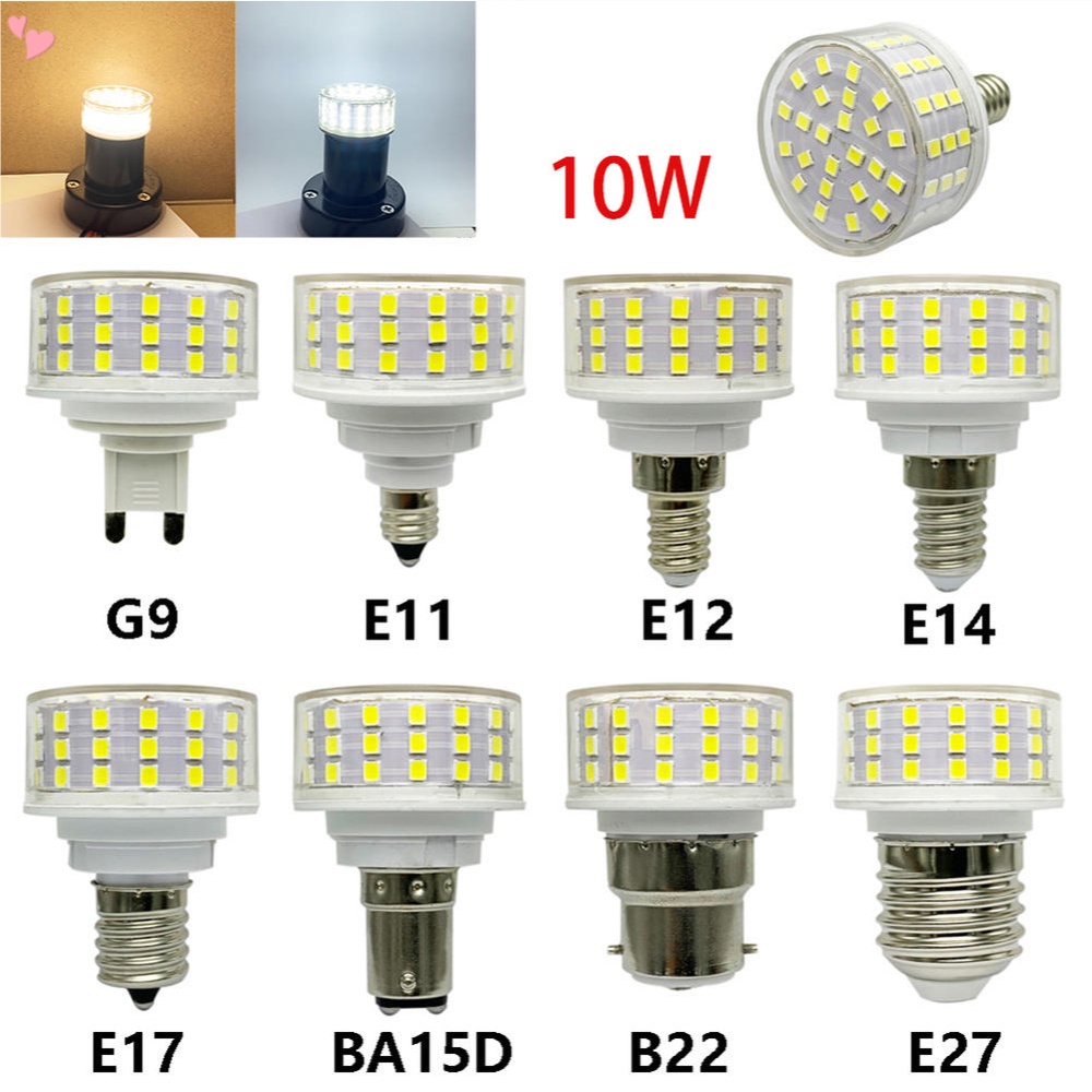LED Bright Mushroom Bulb G9 E11 E12 E17 E22 E27 E14 BA15D 10W 2835SMD ...