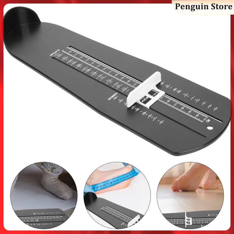 2 Pcs Foot Measuring Chart Kids Shoe Size Ruler Scaffold Tools