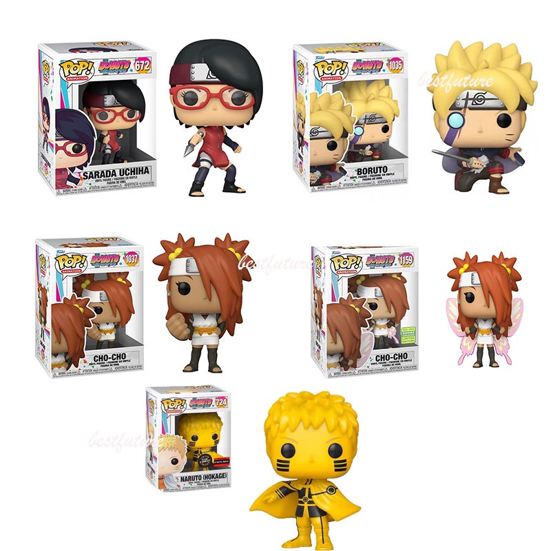 Funko Pop Hokage Uzumaki Naruto Sarada Boruto Chiochio Action Figure
