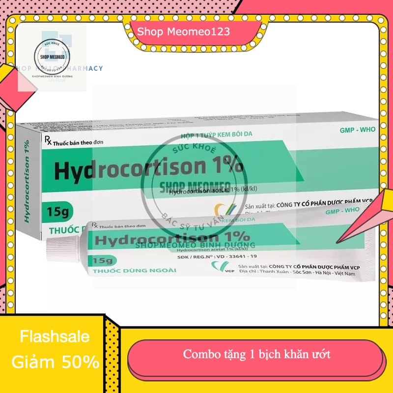 Hydrocortisone Topical Cream 1 15g Tube Itching, eczema, Skin Allergies, Atopic Dermatitis