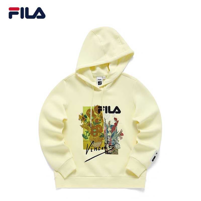 Yellow fila hot sale hoodie women's