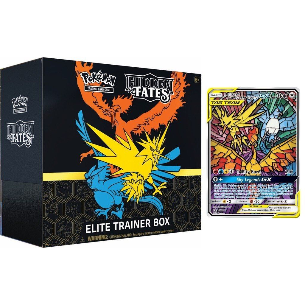 Torn Plastic Wrapper) Pokemon TCG: Hidden Fates Elite Trainer Box ETB  Factory Sealed Ready to ship | Shopee Singapore
