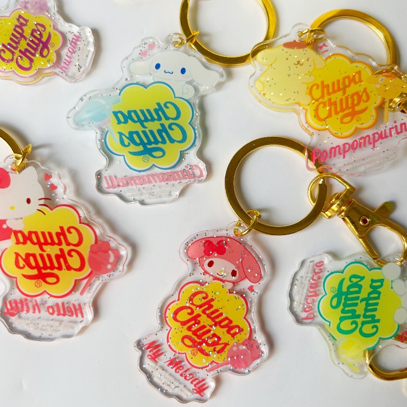 Golden hot sale key chain