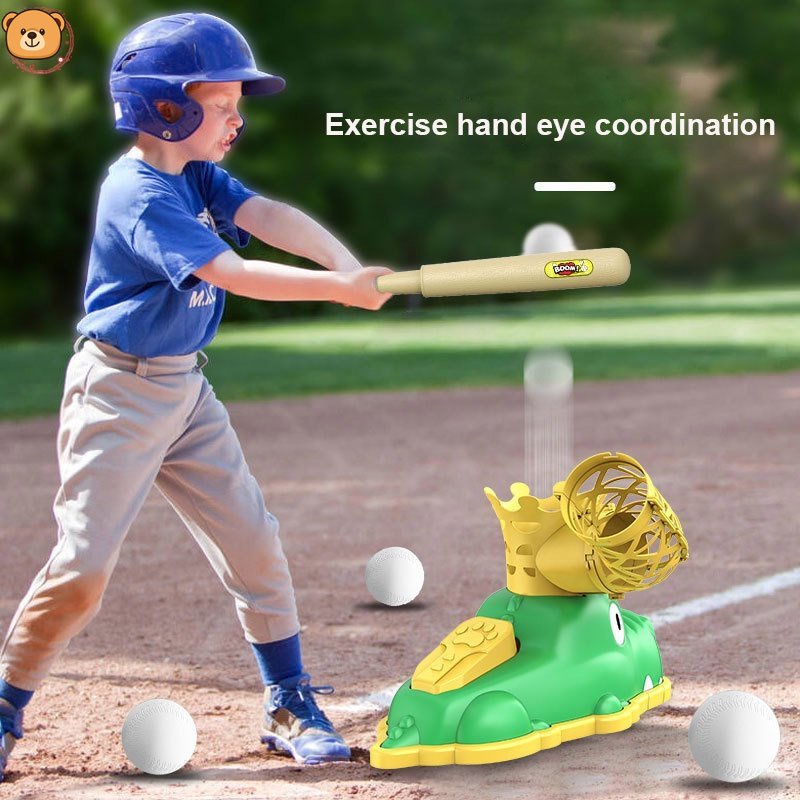 Children Outdoor Toy Sports Baseball Children Game Ball Ejection ...