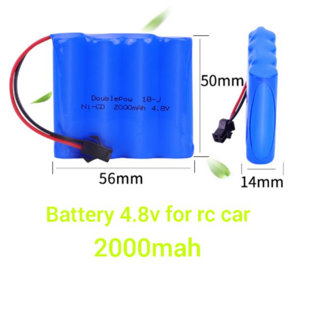 Long lasting Bateri 4.8v 2000mah battery 4.8v for rc car / rc crawler