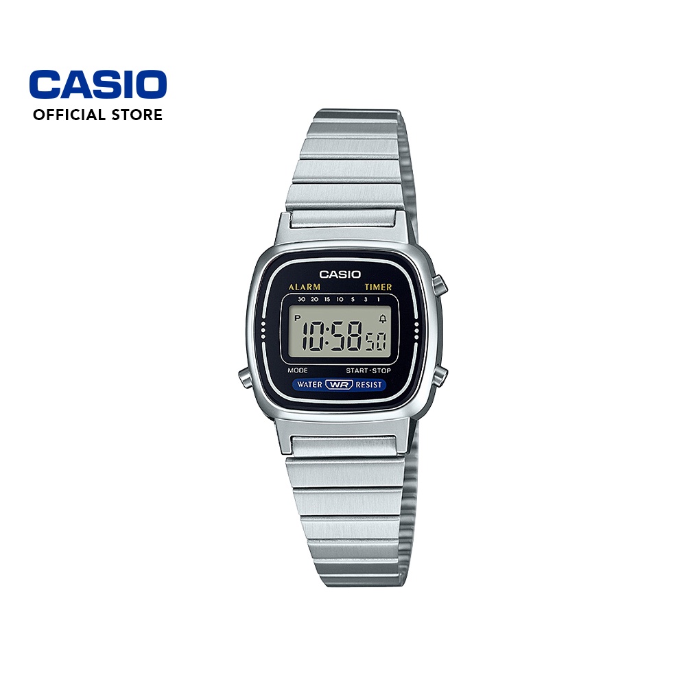 Women's digital watch metal band discount