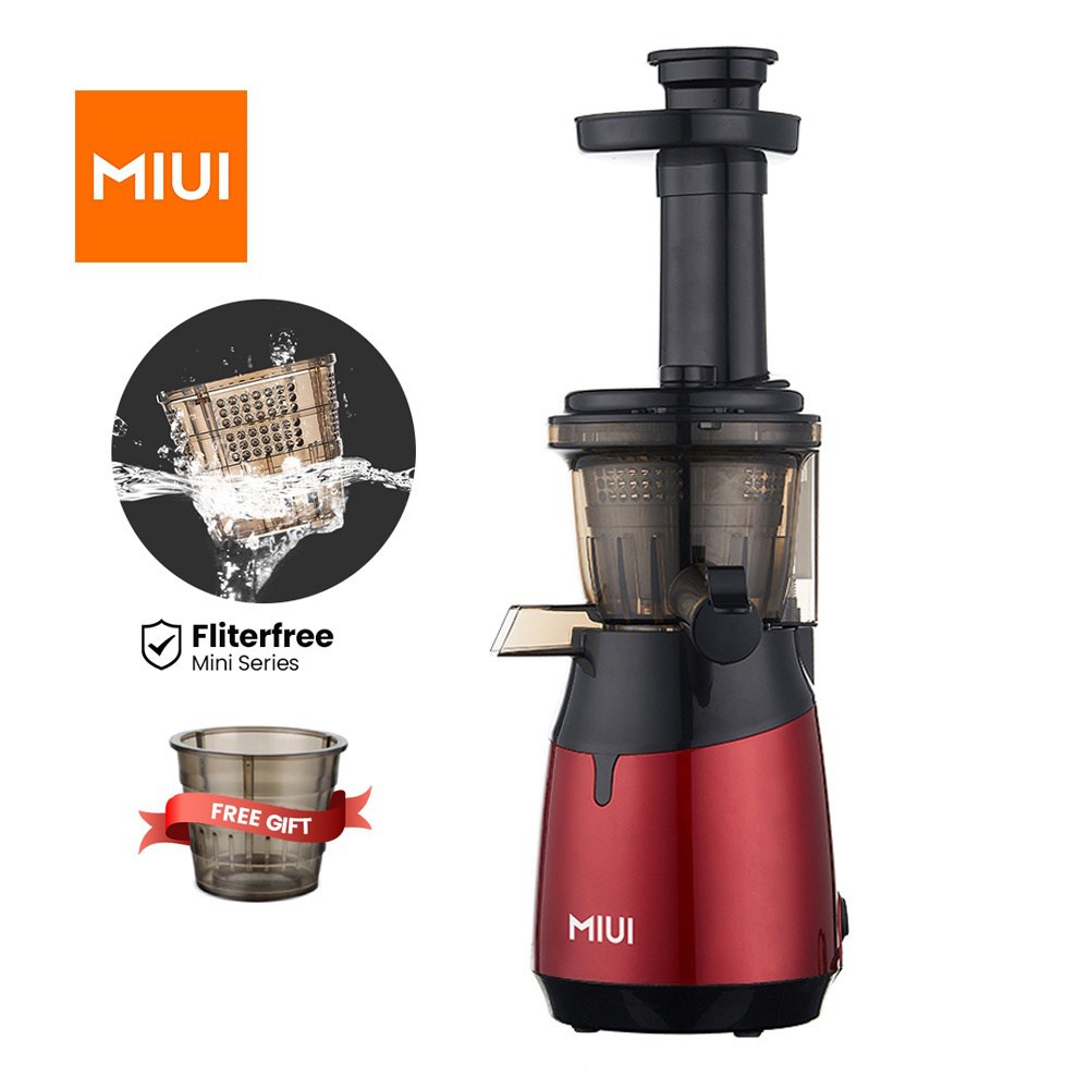 MIUI Slow Juicer Screw ColdPress Masticating Juice Extractor