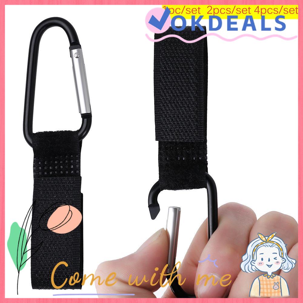 OKDEALS 1/2/4pcs Useful Stroller Hooks Durable Cart Accessories