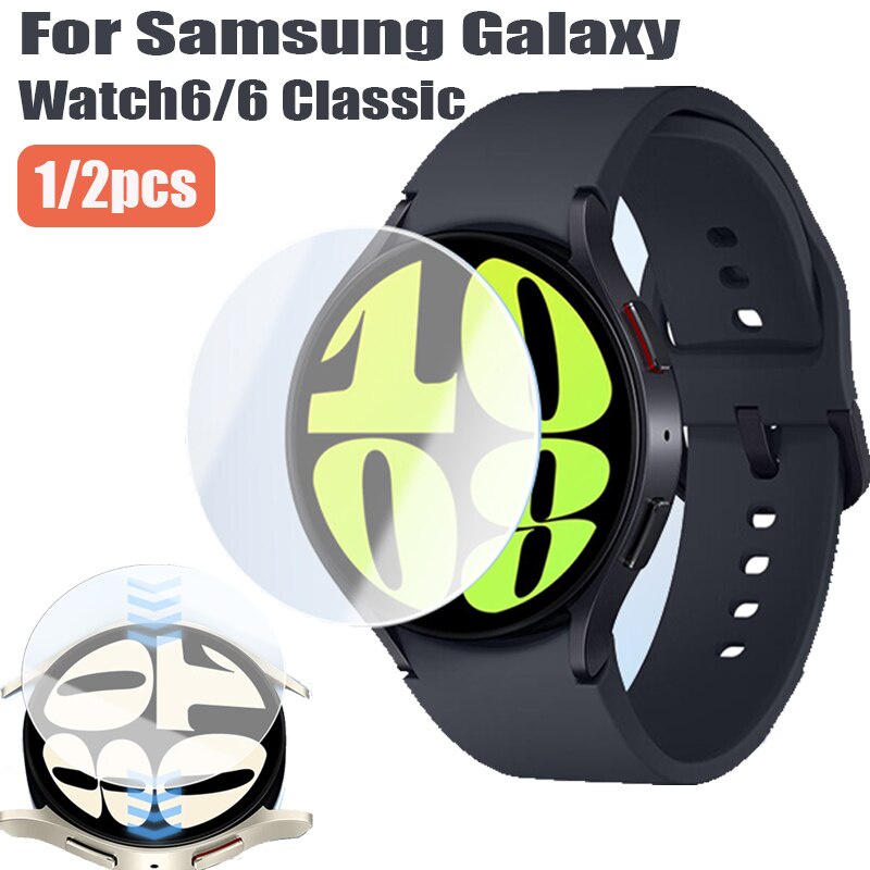 Tempered Glass Screen Protector For Samsung galaxy watch 6 40mm 44mm/watch 6  Classic 43mm 47mm Smartwatch screen protector