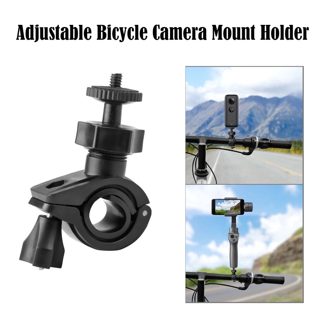 Adjustable Bicycle Camera Mount Holder Bike Clip for Insta360 X3 One X2