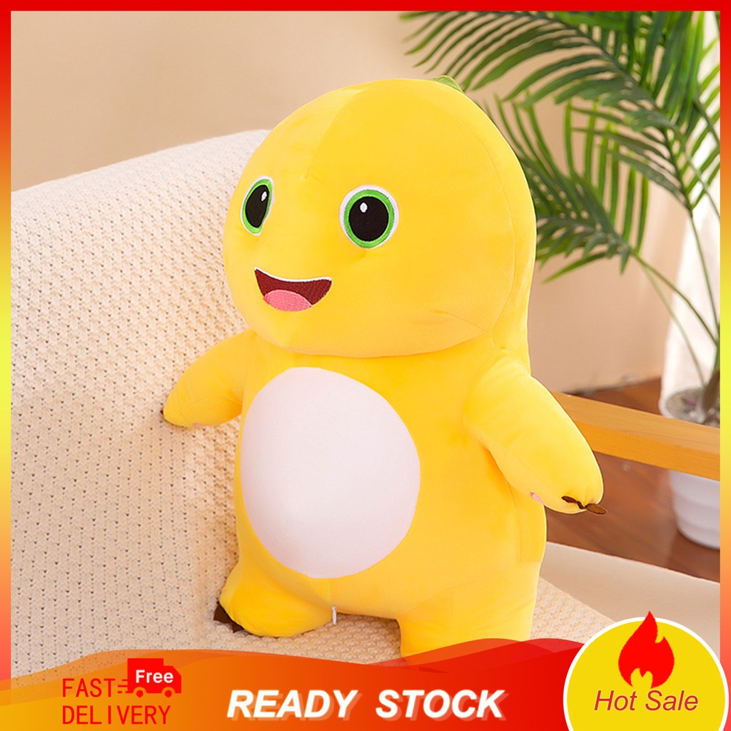 Yellow deals stuffed dinosaur