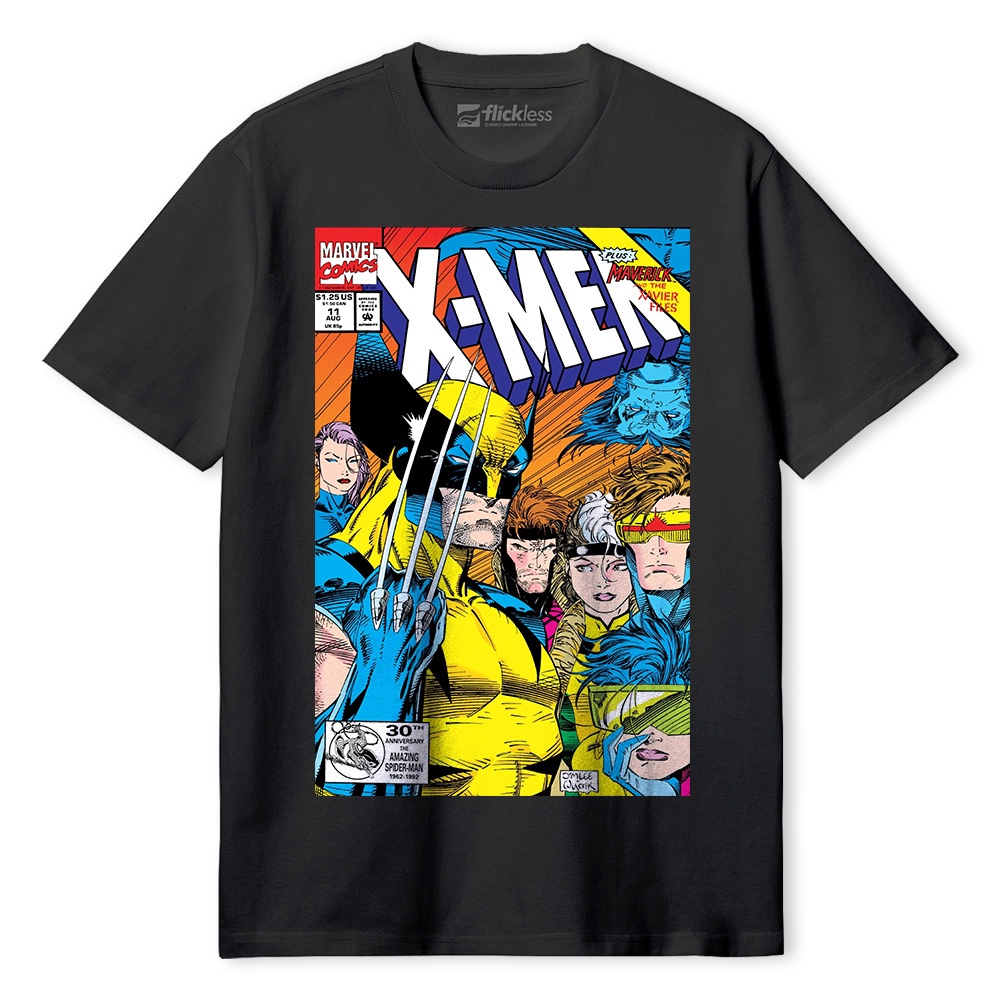 HITAM Comics kaos x-MEN Edition - Premium original vintage Black ...