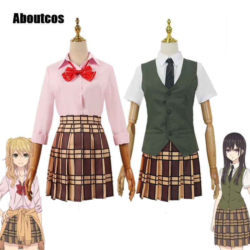 Aboutcos Anime Citrus Aihara Yuzu Cosplay Costume Aihara Mei Cosplay Jk