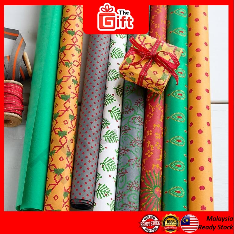 The Wrapping Paper Present Paper Kertas Hadiah 1pcs (50cm x 70cm ...