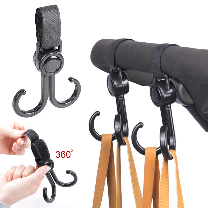 2pcs 360-degree Rotation Adjustment Baby Stroller Double Hooks,Electric ...