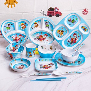 Lalo PAW Patrol Plate & Utensil Set For Kids - Dishwasher Safe Toddler  Dinnerware Set - BPA Free for Over 12 Months - Includes Plate, Ergonomic  Spoon